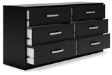 Finch Black Dresser from Ashley - Luna Furniture