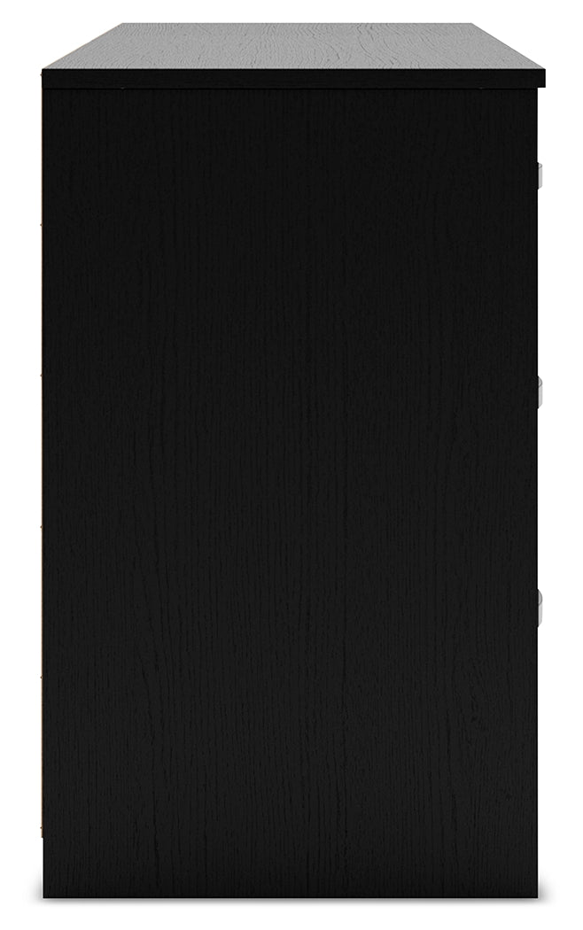 Finch Black Dresser from Ashley - Luna Furniture