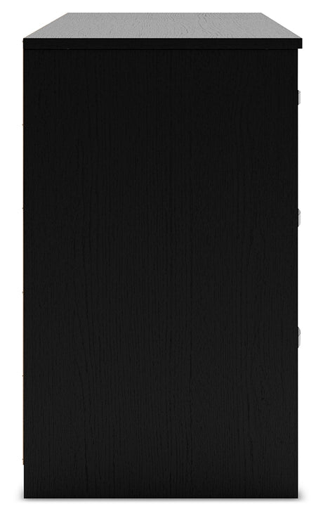 Finch Black Dresser from Ashley - Luna Furniture