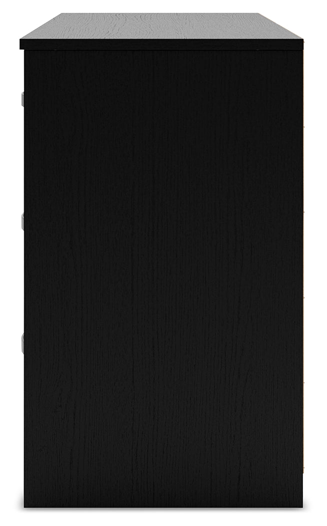Finch Black Dresser from Ashley - Luna Furniture