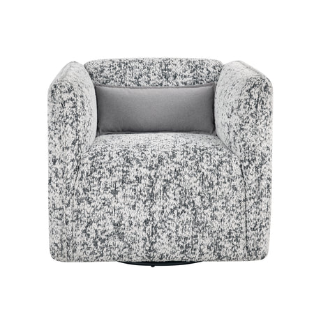 Finnegan Gray Swivel Chair from Homelegance - Luna Furniture