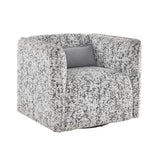 Finnegan Gray Swivel Chair from Homelegance - Luna Furniture