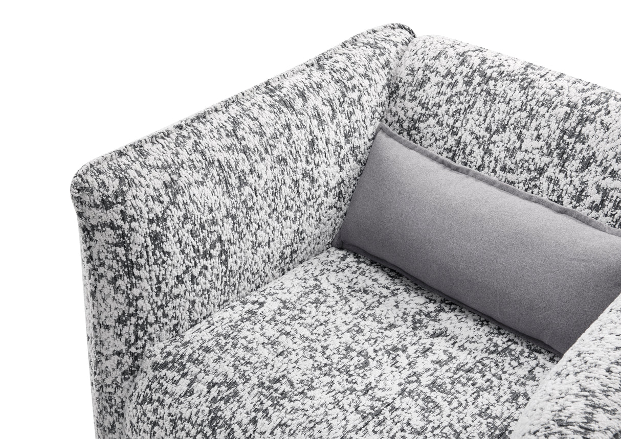 Finnegan Gray Swivel Chair from Homelegance - Luna Furniture