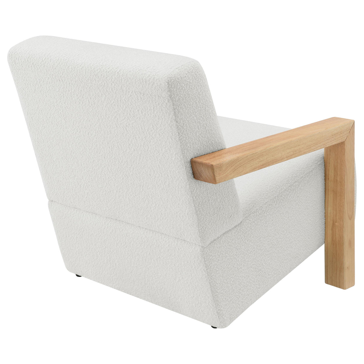 Fitzroy Ivory Boucle Upholstered Accent Arm Chair from Coaster - Luna Furniture