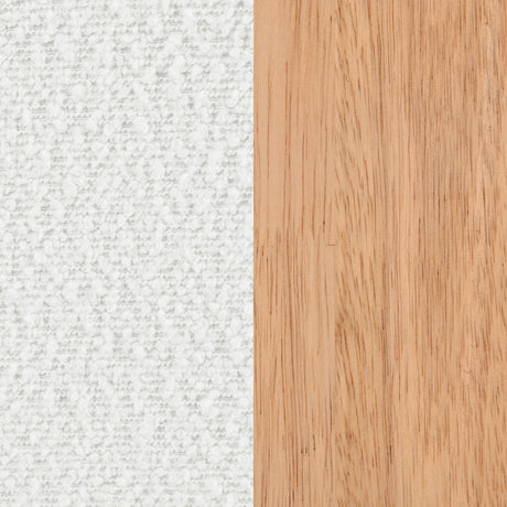 Fitzroy Ivory Boucle Upholstered Accent Arm Chair from Coaster - Luna Furniture