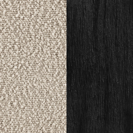 Fitzroy Latte Boucle Upholstered Accent Arm Chair from Coaster - Luna Furniture