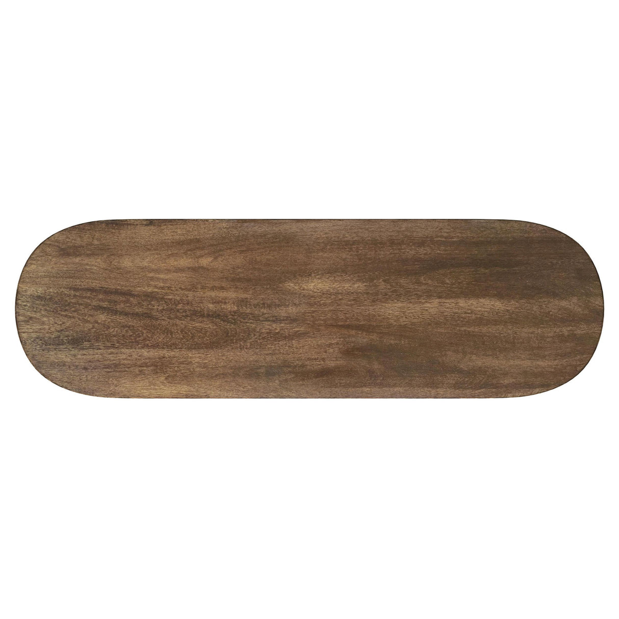 Fletcher Brown Oval Solid Mango Wood Entryway Console Table from Coaster - Luna Furniture
