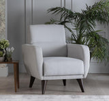Flexy Zigana Light Gray Chair In A Box with Storage from Bellona - Luna Furniture