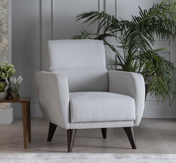 Flexy Zigana Light Gray Storage Chair