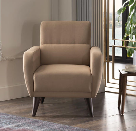 Flexy Zigana Taupe Chair In A Box with Storage from Bellona - Luna Furniture
