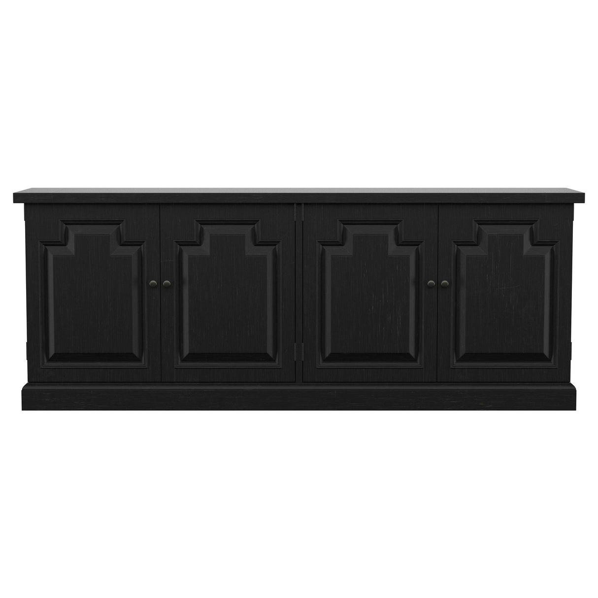 Florence Antique Black 4-Door Dining Sideboard Buffet Cabinet from Coaster - Luna Furniture
