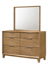 Florian Natural Wood Dresser Top (Mirror Only) from Crown Mark - Luna Furniture