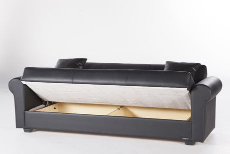Floris Santa Glory Black 3-Seat Sleeper from Bellona - Luna Furniture