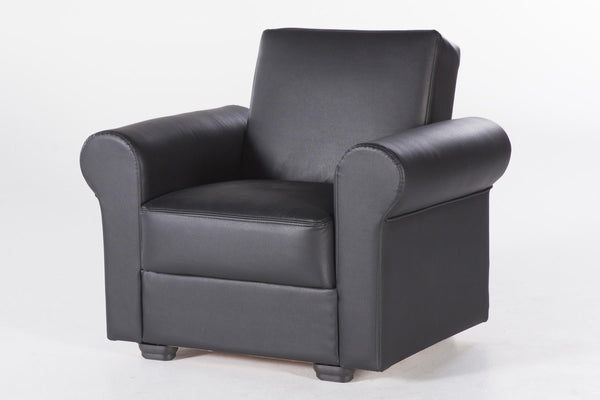 Floris Santa Glory Black Armchair