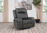 Foley Gray Upholstered Power Lift Recliner Chair from Coaster - Luna Furniture