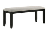 Folio Black/Neutral Dining Bench from Crown Mark - Luna Furniture