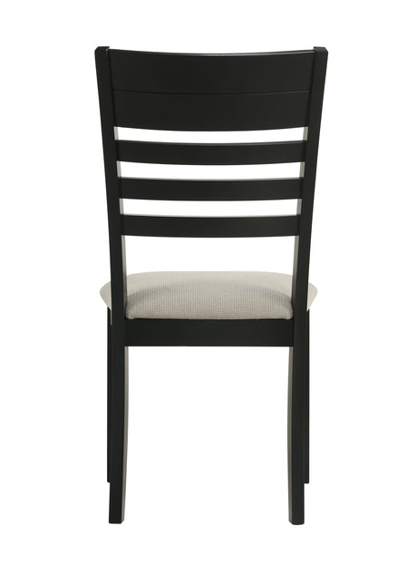 Folio Black/Neutral Dining Set from Crown Mark - Luna Furniture