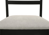 Folio Black/Neutral Dining Side Chair, Set of 2 from Crown Mark - Luna Furniture