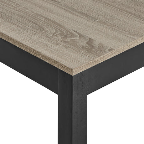 Forana Black/Brown Dining Table from Crown Mark - Luna Furniture