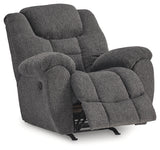 Foreside Charcoal Recliner from Ashley - Luna Furniture