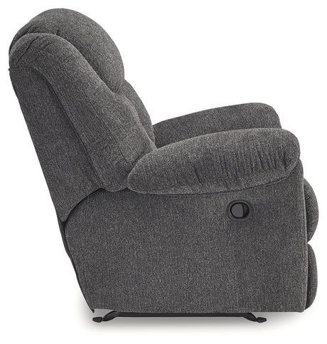 Foreside Charcoal Recliner from Ashley - Luna Furniture