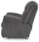 Foreside Charcoal Recliner from Ashley - Luna Furniture