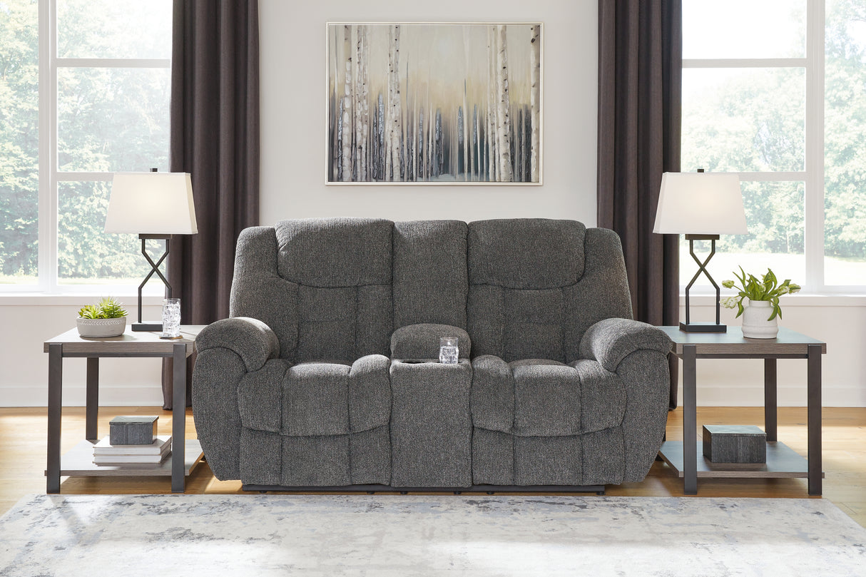 Foreside Charcoal Reclining Living Room Set from Ashley Furniture - Luna Furniture
