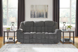 Foreside Charcoal Reclining Living Room Set from Ashley Furniture - Luna Furniture