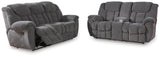 Foreside Charcoal Sofa and Loveseat from Ashley Furniture - Luna Furniture