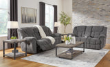 Foreside Charcoal Sofa and Loveseat from Ashley Furniture - Luna Furniture