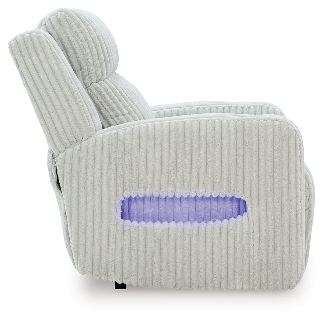 Forest Lake Alloy Power Recliner from Ashley - Luna Furniture