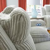 Forest Lake Alloy Power Reclining Loveseat with Console from Ashley - Luna Furniture