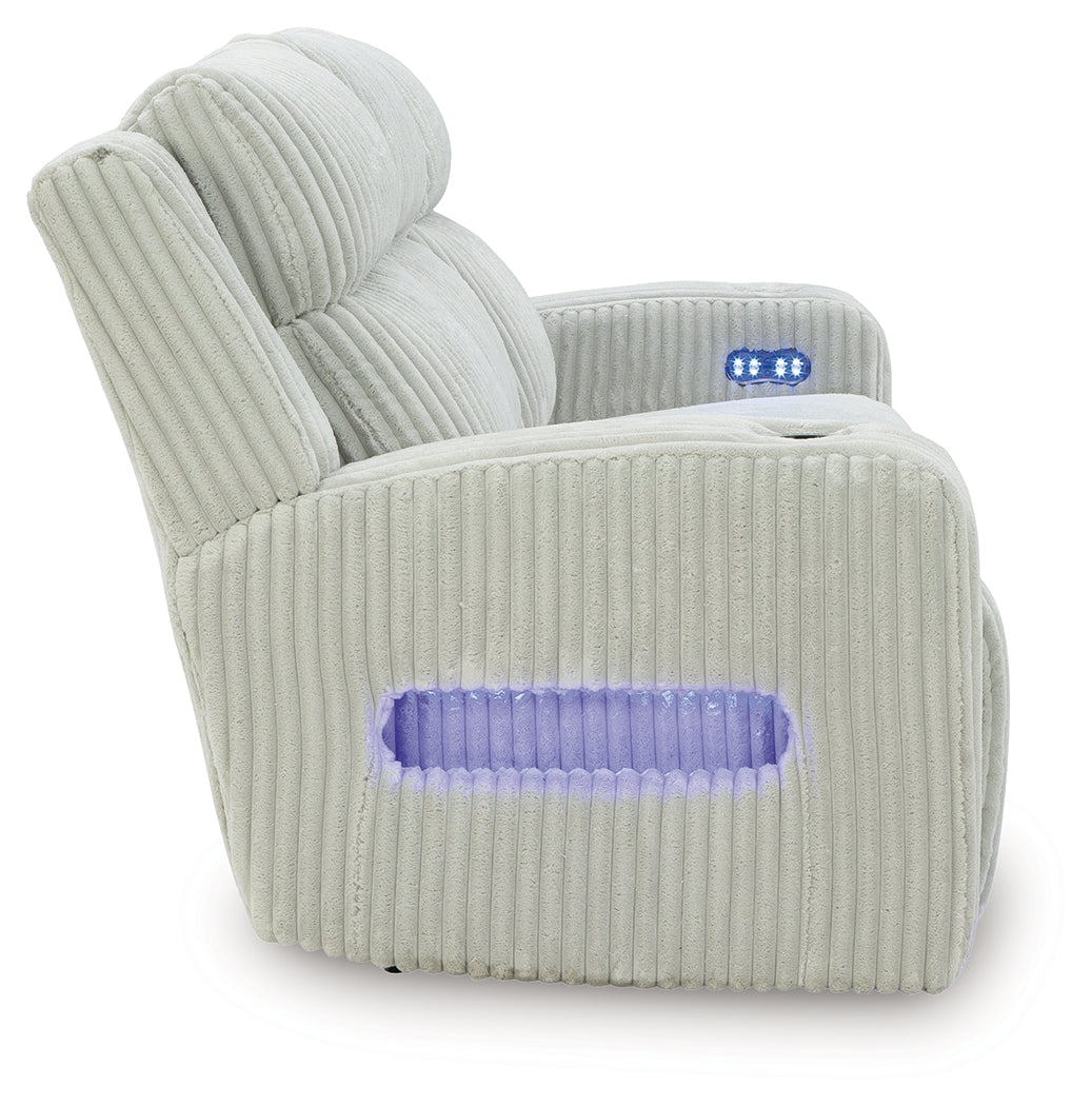 Forest Lake Alloy Power Reclining Sofa from Ashley - Luna Furniture