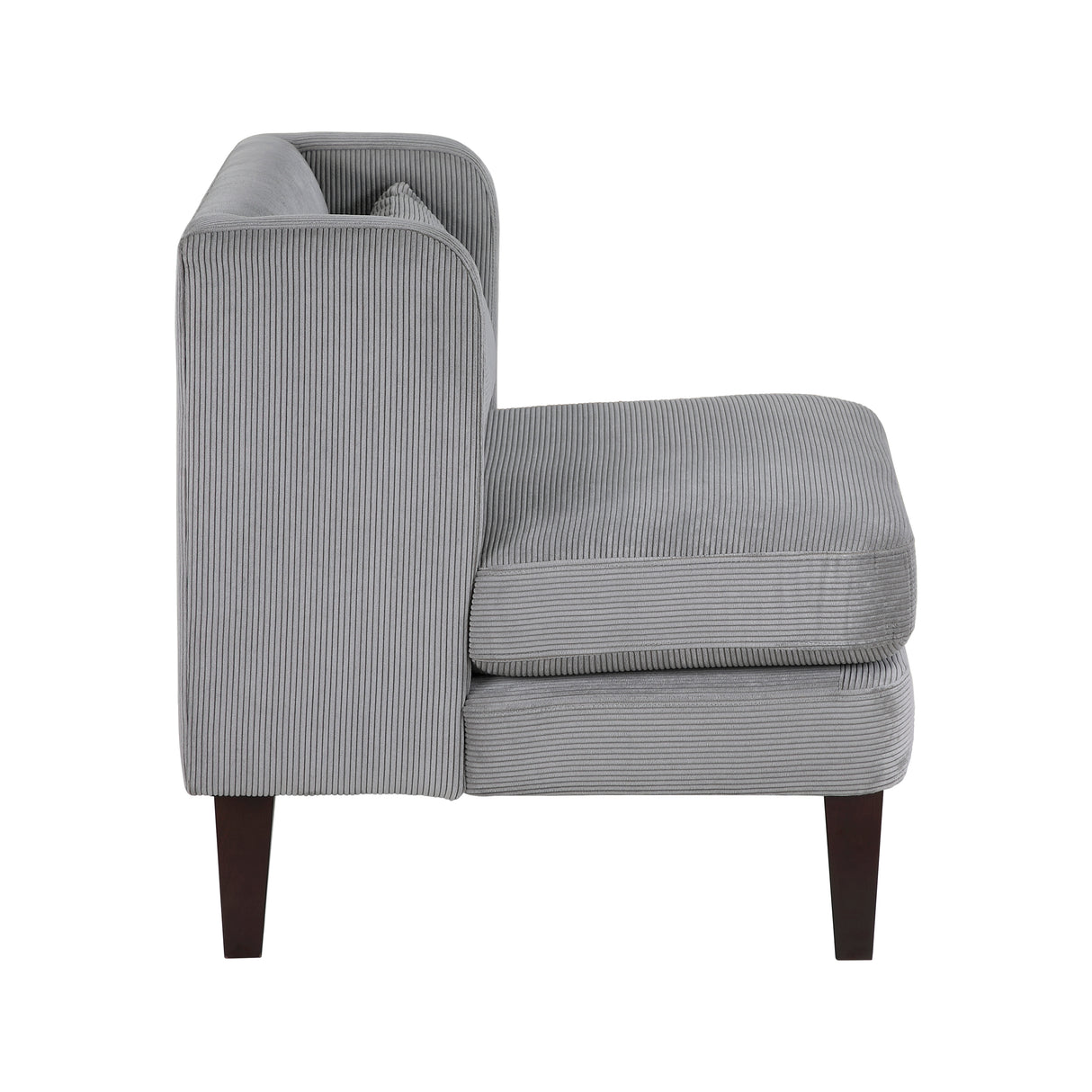 Forrester Dark Gray Accent Chair from Homelegance - Luna Furniture
