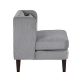 Forrester Dark Gray Accent Chair from Homelegance - Luna Furniture