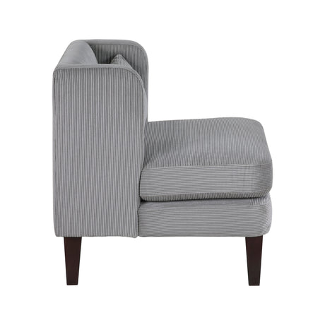 Forrester Dark Gray Accent Chair from Homelegance - Luna Furniture