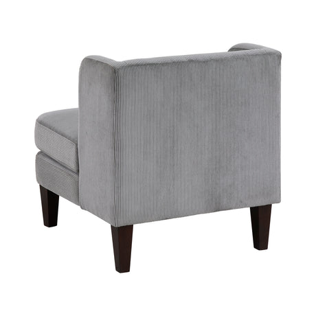 Forrester Dark Gray Accent Chair from Homelegance - Luna Furniture