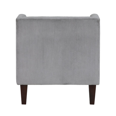 Forrester Dark Gray Accent Chair from Homelegance - Luna Furniture