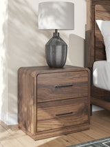 Fortlorn King Panel Bed and 2 Nightstands from Ashley Furniture - Luna Furniture