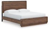 Fortlorn Walnut Brown California King Panel Bed from Ashley Furniture - Luna Furniture