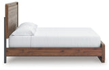 Fortlorn Walnut Brown California King Panel Bed from Ashley Furniture - Luna Furniture
