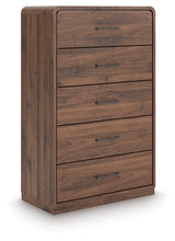 Fortlorn Walnut Brown Chest of Drawers from Ashley Furniture - Luna Furniture