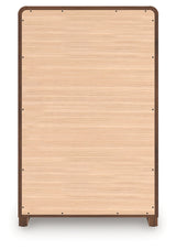 Fortlorn Walnut Brown Chest of Drawers from Ashley Furniture - Luna Furniture