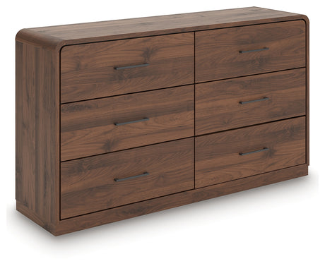 Fortlorn Walnut Brown Dresser from Ashley - Luna Furniture