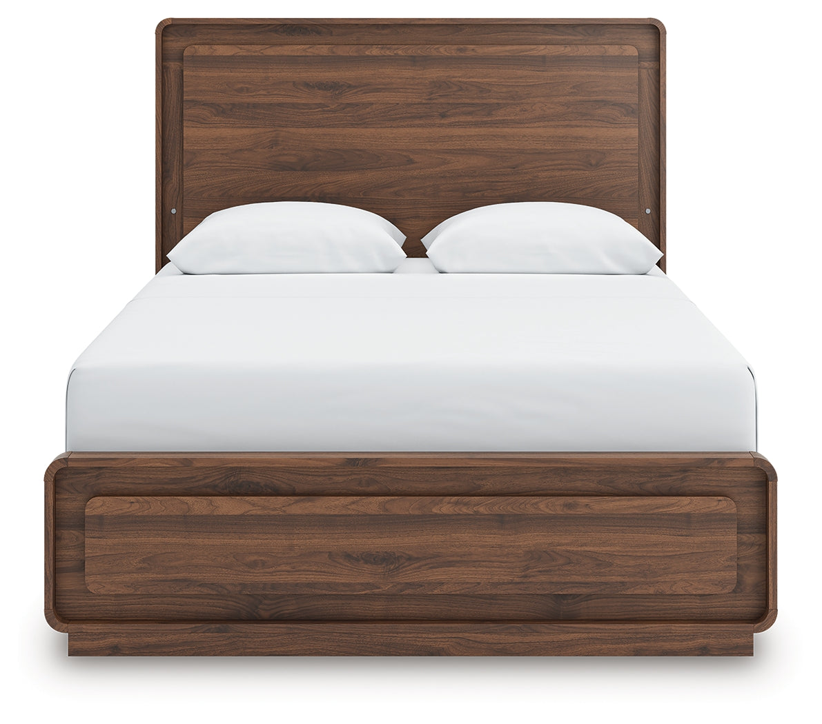 Fortlorn Walnut Brown Queen Panel Bed from Ashley - Luna Furniture