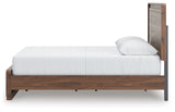 Fortlorn Walnut Brown Queen Panel Bed from Ashley - Luna Furniture