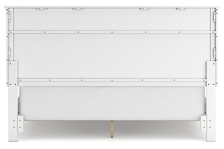 Fortman White California King Panel Bed from Ashley - Luna Furniture