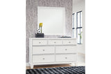 Fortman White Dresser and Mirror from Ashley - Luna Furniture