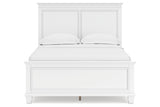 Fortman White Full Panel Bed from Ashley - Luna Furniture