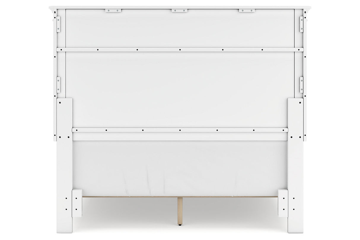 Fortman White Full Panel Bed from Ashley - Luna Furniture